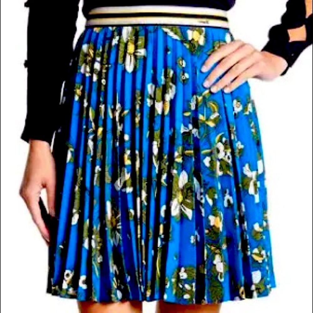 Ted Baker London“Zakai” Floral Pleated Skirt Size 1 Juniors